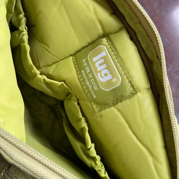 Lug Crossbody Travel Bag/Purse - Heather Green - Picture 4 of 4